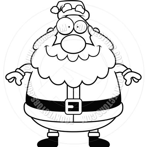 Black And White Santa Clipart Free Download On Clipartmag