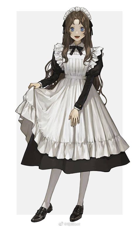 Maid Outfit Maid Dress Girls Characters Female Characters Anime Art Girl Personajes Monster