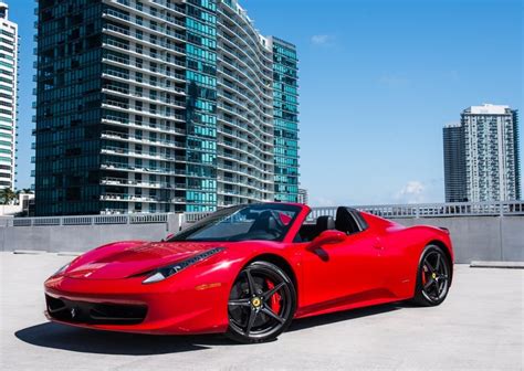 Affordable rate fot the car, if i was to go to rental service would have been double the price, and it was a convinent location from miami international airport to get the car. Ferrari 458 Spider Rental Miami - Paramount Luxury Rentals