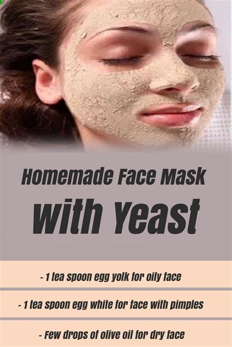 homemade face mask with yeast diy cosmetics homemade skin care recipes homemade face masks