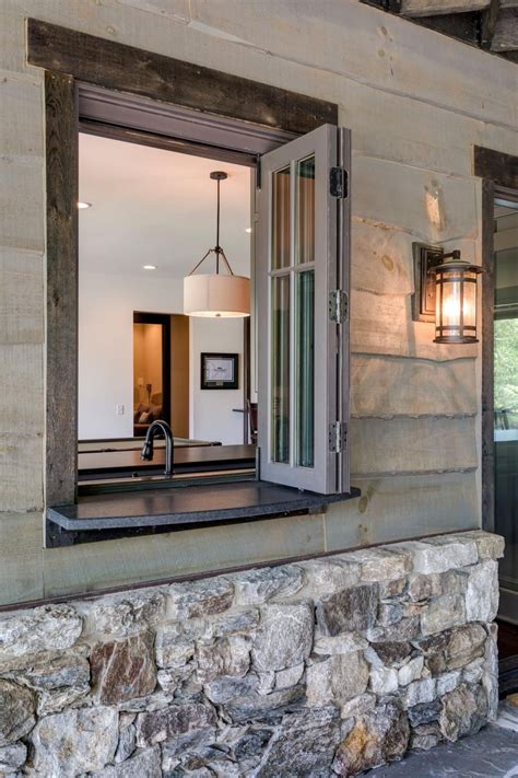 Waterside Retreats Sophisticated Lake House In Sc Kitchen Window