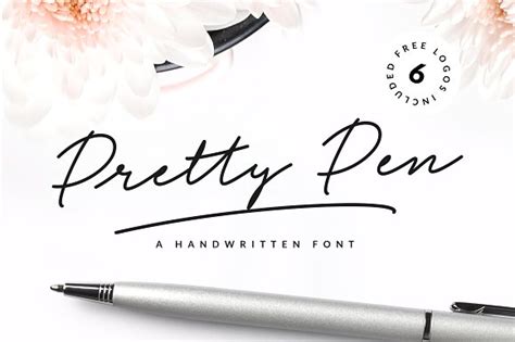 Pretty script is handlettered font. Pretty Pen Handwritten Script Font - Engine Templates