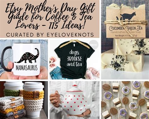 We've got present ideas to make sure that it's a happy mother's day this year. Etsy Mother's Day Gift Guide for Coffee and Tea Lovers