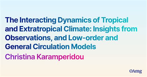 Pdf The Interacting Dynamics Of Tropical And Extratropical Climate