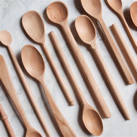 Set Of 13 Large Bakers Dozen Wood Spoons Burke Decor