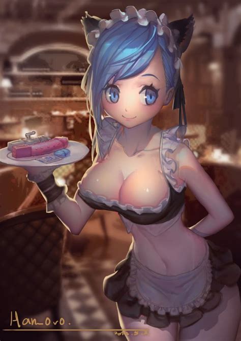 Hh Busty Neko Maids Luscious Hentai Manga Porn