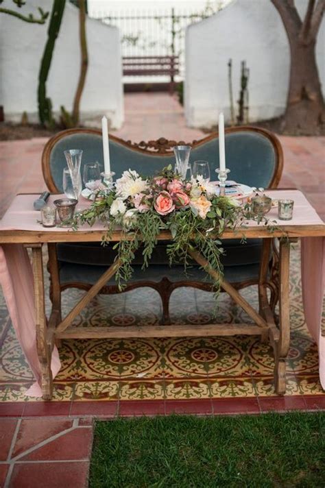 We have countless bride and groom table decoration ideas for you to choose. 18 Vintage Wedding Sweetheart Table Decoration Ideas ...