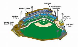 Seating Diagram Chattanooga Lookouts At T Field