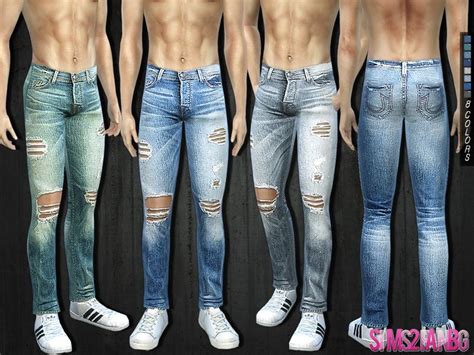 292 Ripped Jeans Found In Tsr Category Sims 4 Male Everyday