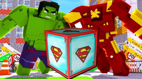 Mini Game Super Hero Lucky Block Bedwars Noob TrỞ ThÀnh SiÊu Anh