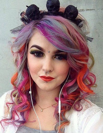 90 Rainbow Hair Color Ideas For Anyone Looking To Brighten Up Mermaid Hair Rainbow Hair
