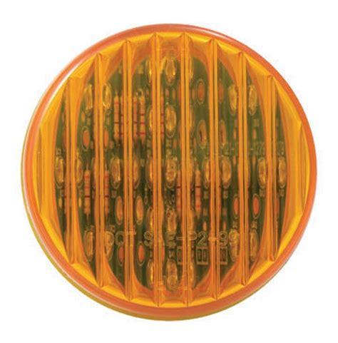 Trux 25″ Amber Ribbed Led Marker Light Equipment Supply Of Cincinnati