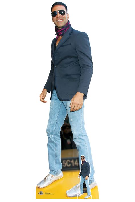 Akshay Kumar Blue Jacket Lifesize Cardboard Cutout Standee