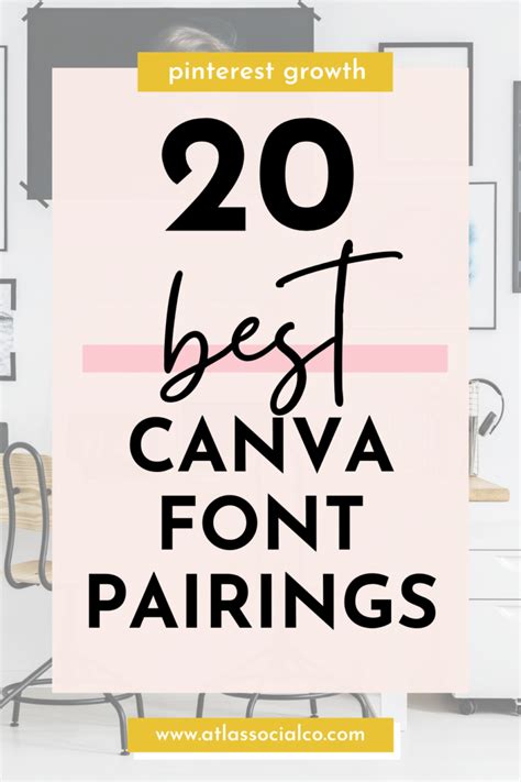 20 Best Canva Font Pairings And Combinations For Pinterest Font Pairing
