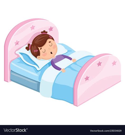 Vector Illustration Of Kid Sleeping Download A Free Preview Or High