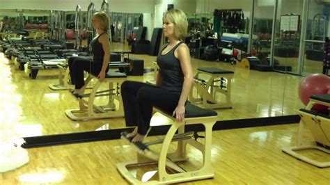 Pilates Chair Single And Double Leg Pump Youtube