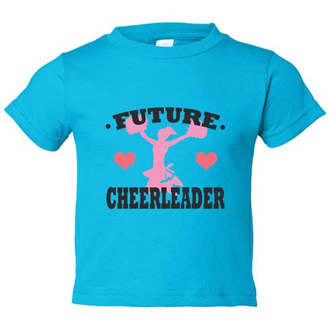 Funny Threadz Girls Cheer Leading Youth Future Cheerleader Toddler