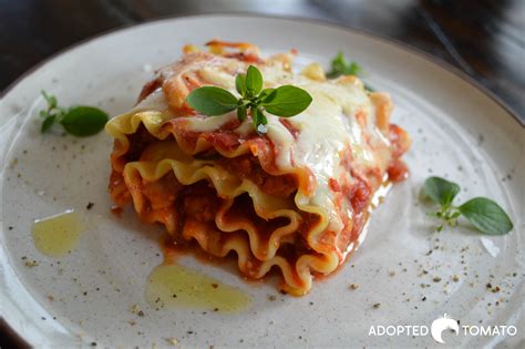 Italian Sausage Ground Beef Lasagna Roll Ups Adopted Tomato Kitchen