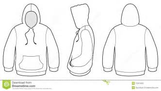 Hooded Sweater Template Vector Illustration. Royalty Free Stock Photo 