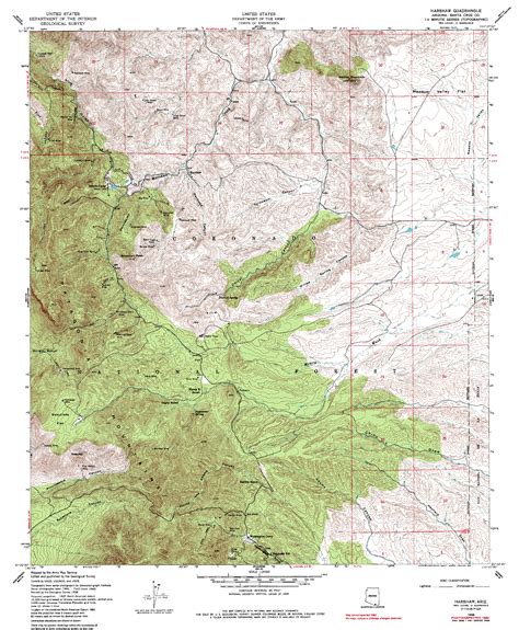 Arizona Topographic Map With Cities Map