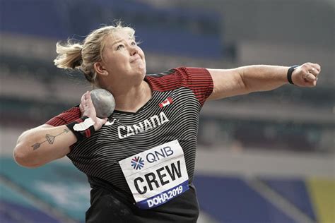 Shot put comes under the track and field job event. Canadian Brittany Crew qualifies for shot put final at ...