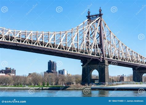 The Queensboro Bridge Over The East River With A View Of Long Island