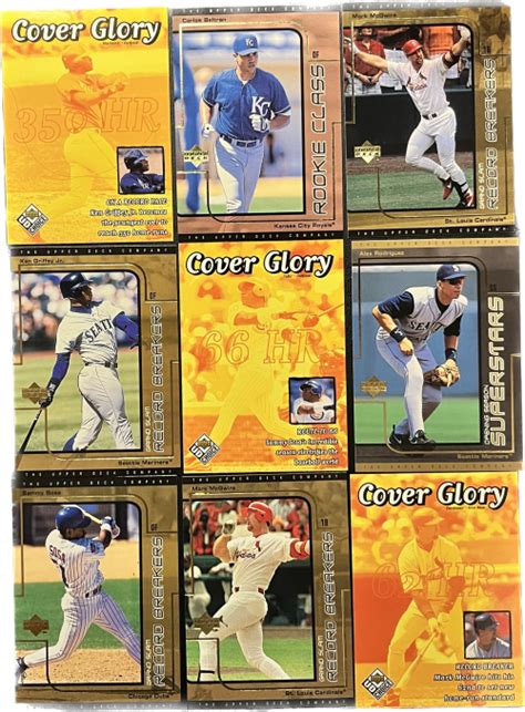 1999 Upper Deck Choice Collectors Baseball Cards 9 Cards In Opened