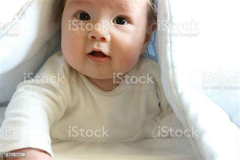Baby Under The Blanket Stock Photo Download Image Now 0 11 Months