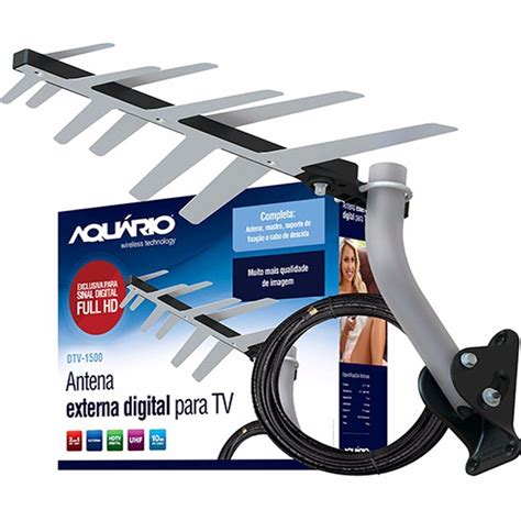 Urmareste antena 1 live online. Antena Externa 2 Em 1 Uhf Hdtv Digital Aquário Dtv-1500 ...