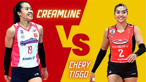 PVL LIVE Chery Tiggo Crossovers Women Vs Cream Line Women