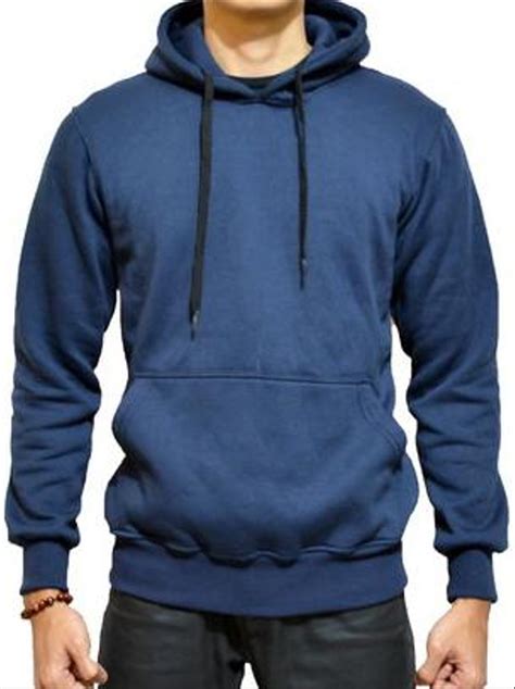 Jual Sale Promo Jaket Sweater Polos Hoodie Jumper Biru Navy Discount
