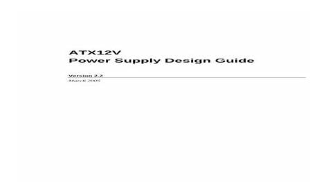 atx12v power supply design guide