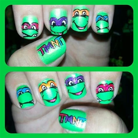 My Teenage Mutant Ninja Turtle Nails Ninja Turtle Nails