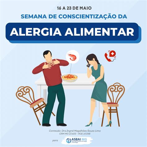 A De Maio Semana De Conscientiza O Da Alergia Alimentar Asbai Mg