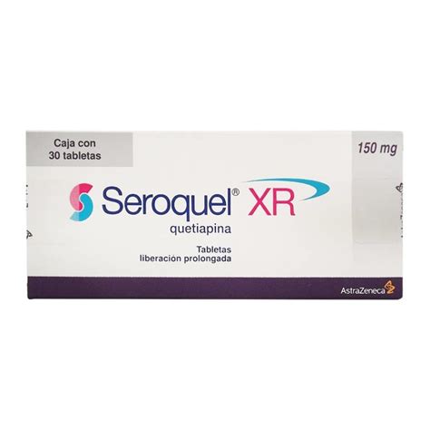 seroquel xr 30 tabletas de liberación prolongada de 150 mg c u walmart