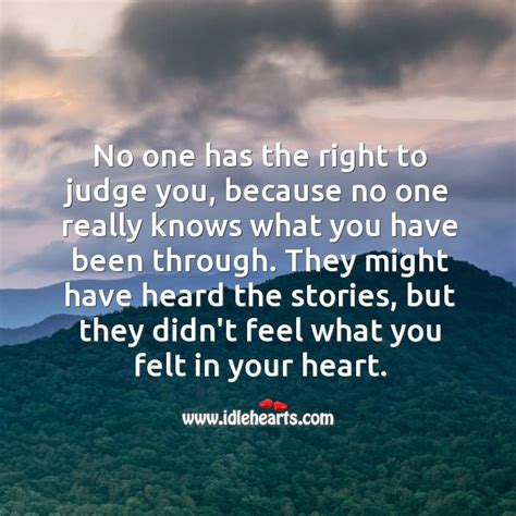 No One Has The Right To Judge You Idlehearts