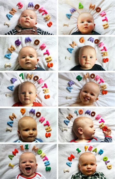 Babys 1st Year Creative Monthly Baby Photo Ideas Read Now