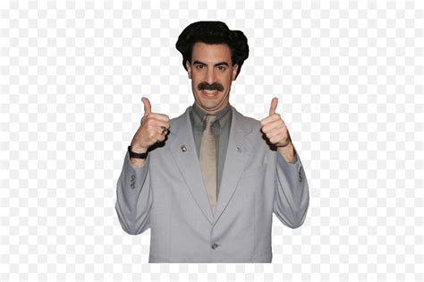 Download Borat Thumbs Up Thumbs Up Borat Pngnice Png Free