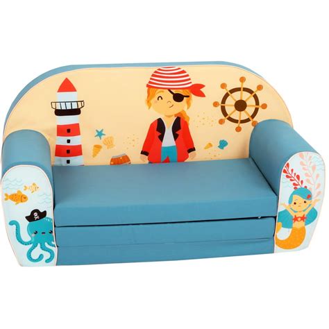 Delsit Toddler Couch And Kids Sofa European Made Childrens 2 In 1 Flip