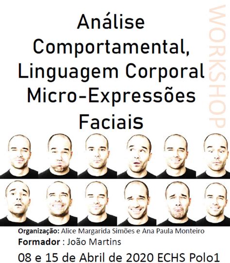 Workshop Em Análise Comportamental Linguagem Corporal E Micro