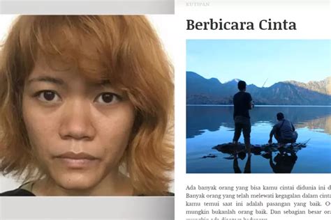 Wanita Pelaku Mutilasi Di Kalibata City Punya Blog Pribadi Pernah