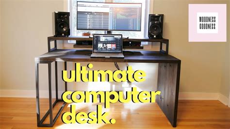 Diy Computer Desk Youtube