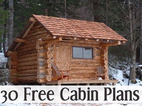 30 Free Cabin Plans Big And Small From Very Tiny To Very