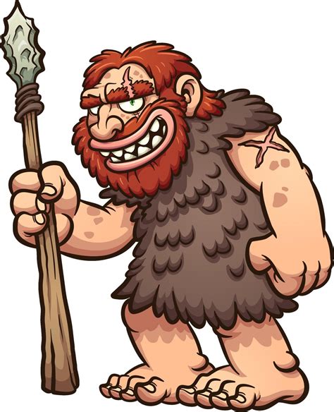 Happy Cartoon Caveman 2172977 Vector Art At Vecteezy