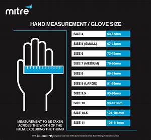 Goalkeeper Glove Size Chart Uk