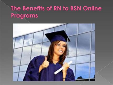 The Benefits Of Rn To Bsn Online Programs