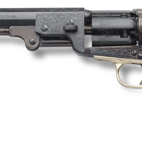 Pietta 1860 Army Snub Nose Black Powder Revolver 3 Barrel Steel Frame