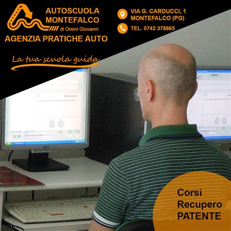 Corso Per Recupero Punti Patente Presso Autoscuola Montefalco Autoscuola Montefalco