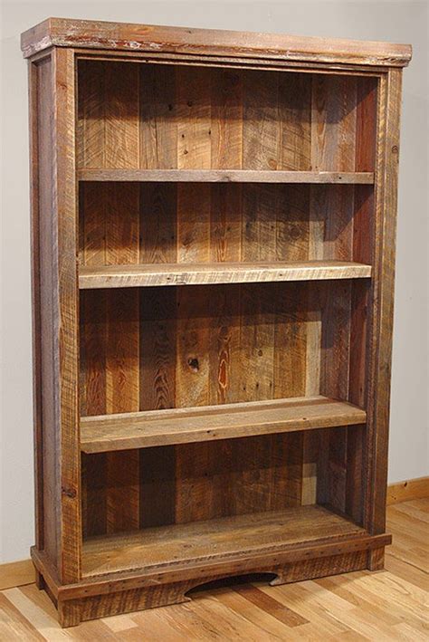 Reclaimed Barn Wood Rustic Heritage Bookcase Freight Not Etsy