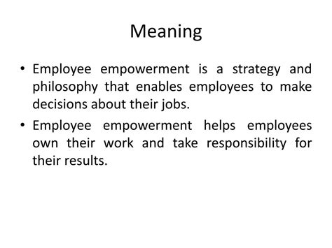 Ppt Employee Empowerment Powerpoint Presentation Free Download Id